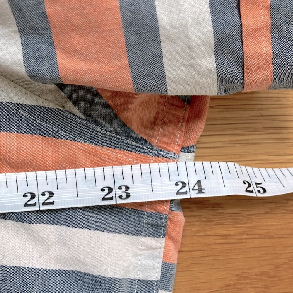 Original Penguin Short Sleeve Shirt Striped Multicolor Size XL - Picture 13 of 14